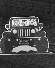 Load image into Gallery viewer, custom dog jeep stickers