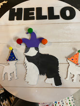 Load image into Gallery viewer, Custom interchangeable wood dog sign