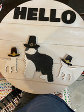 Load image into Gallery viewer, Custom interchangeable wood dog sign