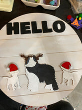 Load image into Gallery viewer, Custom interchangeable wood dog sign