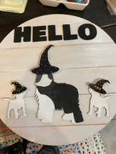 Load image into Gallery viewer, Custom interchangeable wood dog sign