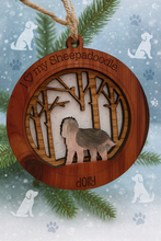 Load image into Gallery viewer, I love my dog custom breed ornament
