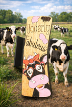 Load image into Gallery viewer, boutique style cow hair clips
