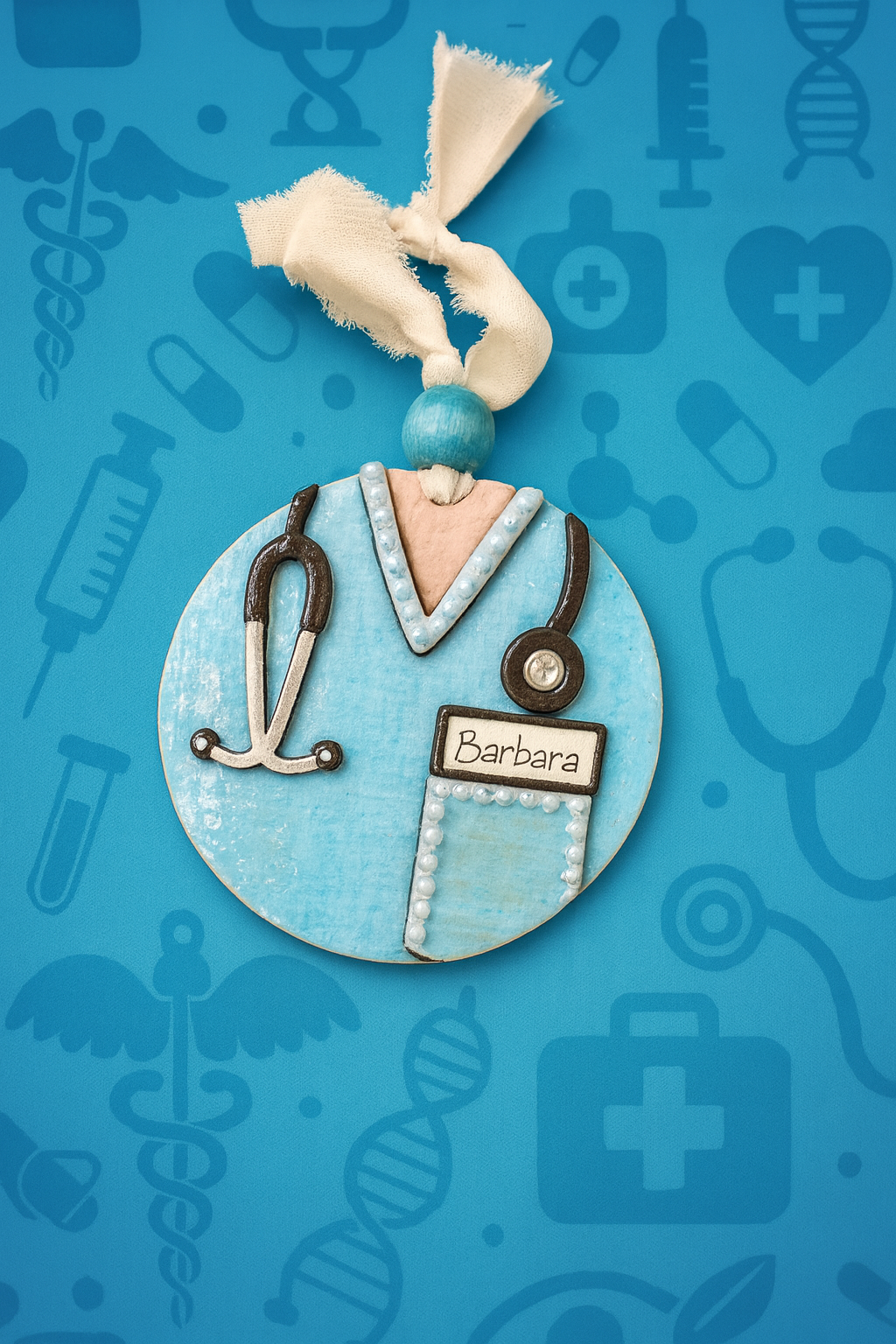 Personalized ornament for nurse, doctor, healthcare worker