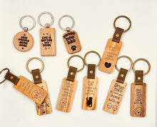 Load image into Gallery viewer, Wooden keychains

