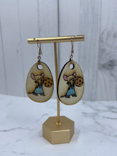 Load image into Gallery viewer, teacher book theme earrings
