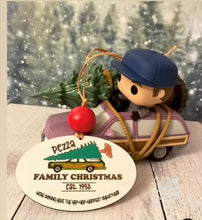 Load image into Gallery viewer, Christmas Vacation ornaments inspired by the Griswold&#39;s

