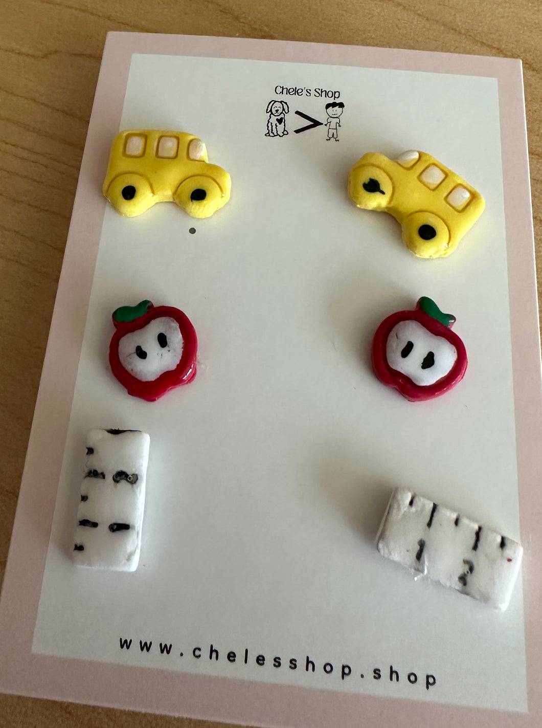 school earring studs