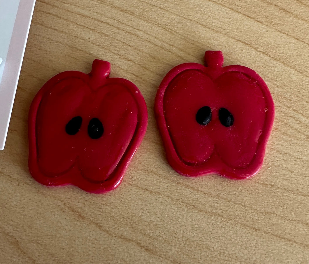 apple earrings