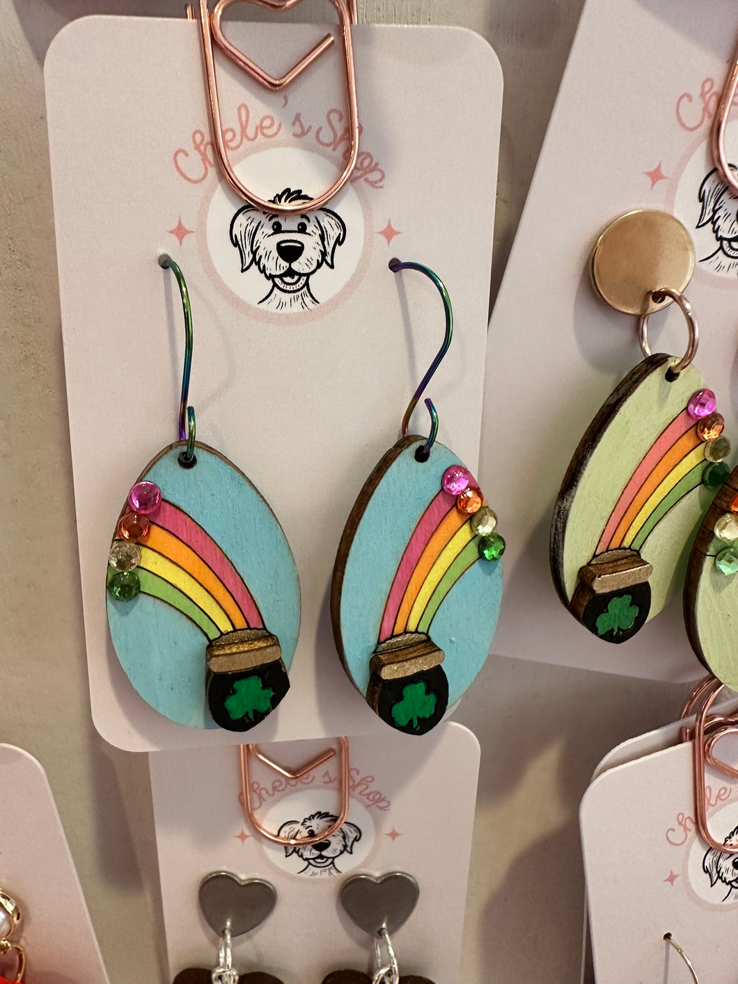 St Patty’s earrings
