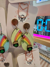 Load image into Gallery viewer, St Patty’s earrings
