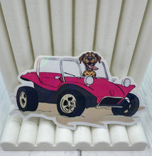 Load image into Gallery viewer, custom dogs in cars stickers
