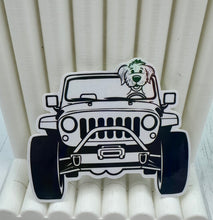 Load image into Gallery viewer, custom dogs in cars stickers
