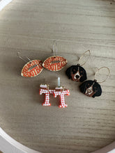 Load image into Gallery viewer, University of Tennessee earrings
