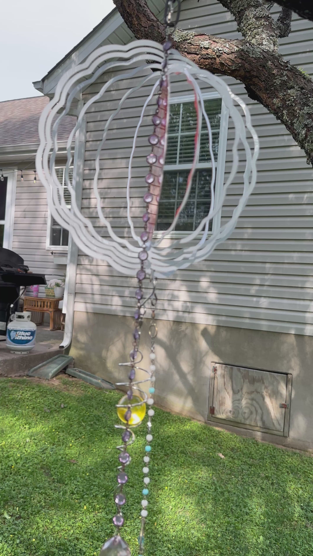 custom dog wind spinner