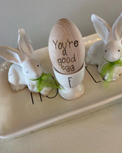 Load image into Gallery viewer, Personalized wood Easter egg
