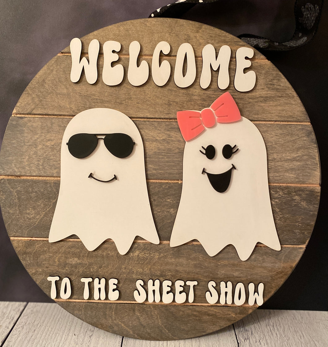 Sheet show sign