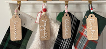 Load image into Gallery viewer, Stocking name tags
