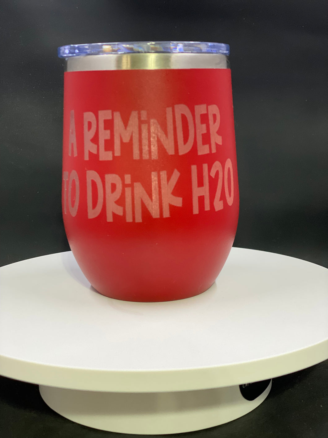 Stemless wine tumbler