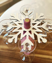 Load image into Gallery viewer, Wine bottle/glass holder
